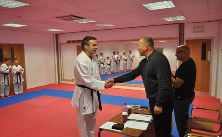 Biggleswade karate club dan grading paul ruddock nidan june 2012